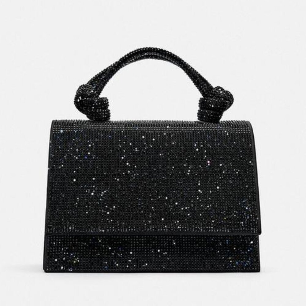 SPARKLY MINI CITY BAG - Rhinestones